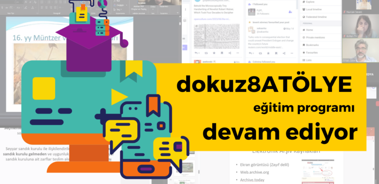 dokuz8ATÖLYE eğitim programı devam ediyor